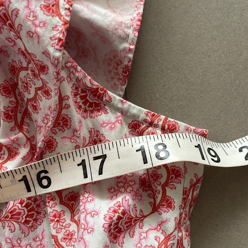 Rebecca Taylor Pink Floral Cotton Jumpsuit - Picture 12 of 16
